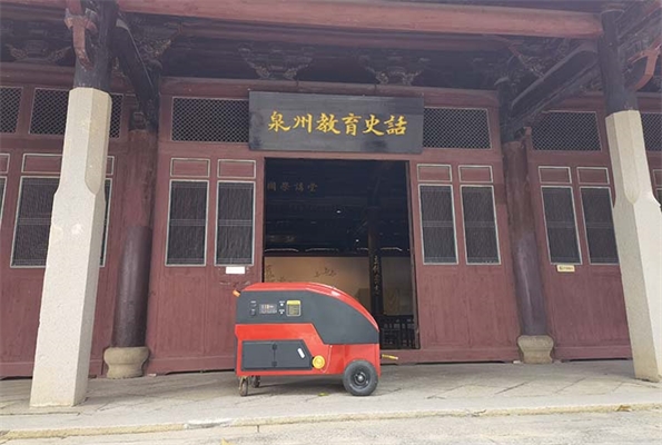 電動(dòng)高壓細(xì)水霧走進(jìn)泉州府文廟！